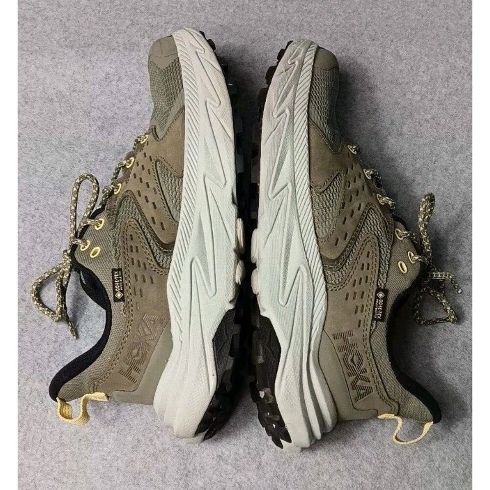 HOKA Anacapa 2 Low GTX Hiking Shoes Womens 6.5 Olive Haze Waterproof Gore-Tex - Picture 6 of 12